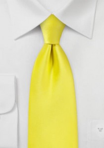  - Markante Krawatte gelb Kunstfaser