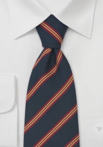 - Klassisch britische Krawatte in blau rot und