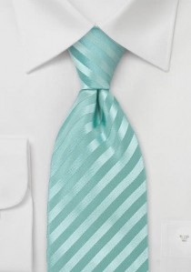 XXL-Krawatte einfarbig Streifen