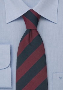  - Clip-Krawatte weinrot navyblau