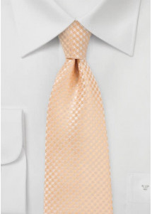 Krawatte Waffel-Oberfläche lachs elegant
