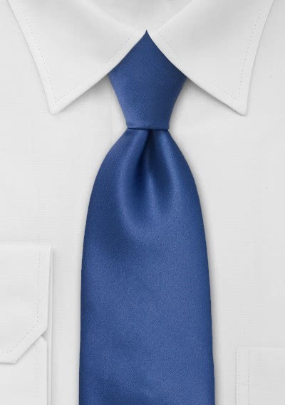 Clip-Krawatte blau - 