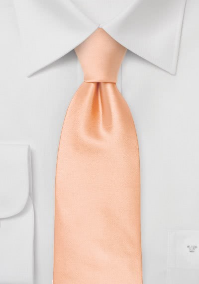 Sicherheits-Krawatte apricot Kunstfaser - 