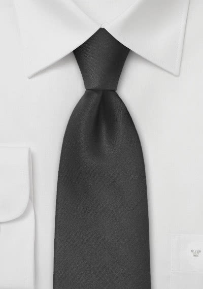 Clip-Krawatte schwarz - 