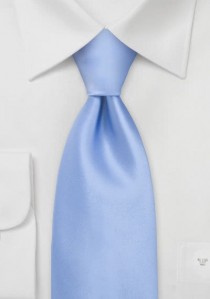  - Sicherheits-Krawatte hellblau Poly-Faser