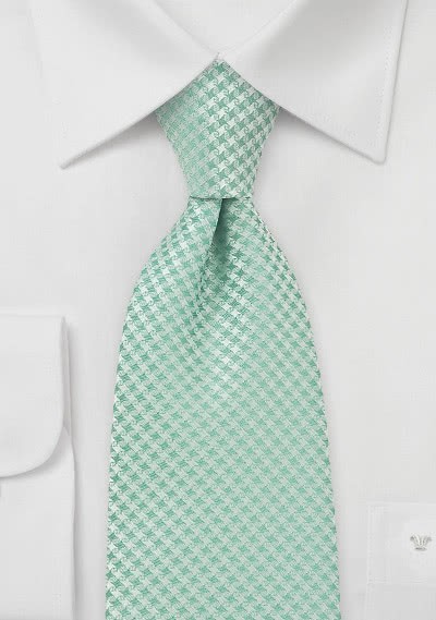 Sicherheits-Krawatte blassgrün Poly-Faser - 