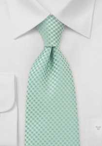 Sicherheits-Krawatte blassgrün Poly-Faser