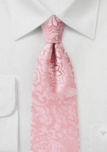  - Markante Krawatte im Paisley-Look rosa