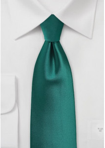 Krawatte einfarbig dunkelgrün elegant