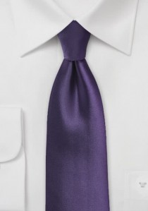  - Krawatte unifarben purpur