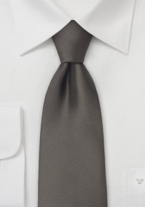  - Sicherheits-Krawatte monochrom capuccinobraun