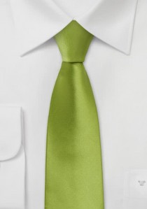  - Limoges Schmale Krawatte apfelgrün
