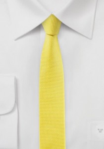  - Krawatte extra schlank gelb