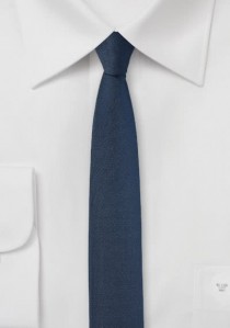  - Krawatte extra schlank dunkelblau
