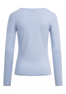 Damen-Shirt (Langarm) in bleu