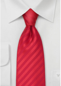 Herrenkrawatte in in Farbe Rot Polyester – stilvoll und auffällig