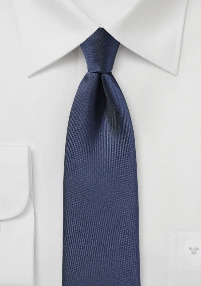 Krawatte strukturiert nachtblau - 