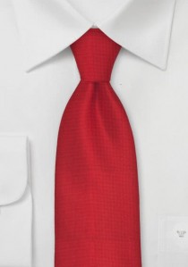  - Krawatte texturiert rot