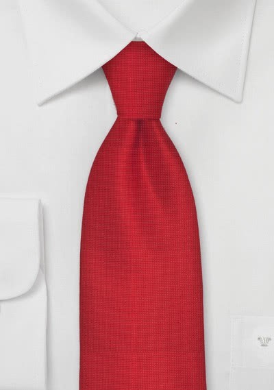 Krawatte texturiert rot - 