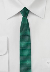 Extra schmal geformte Krawatte strukturiert