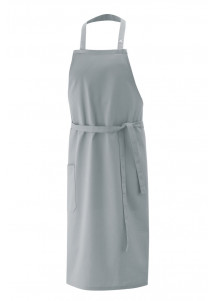 Latzschürze (XXL) in Silbergrau