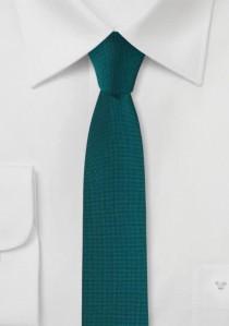  - Krawatte extra schlank aqua