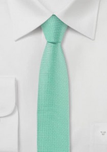  - Krawatte extra schlank blaugrün