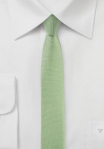  - Krawatte extra schmal geformt blassgrün