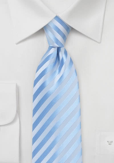 Granada Extra lange Krawatte in hellblau - 