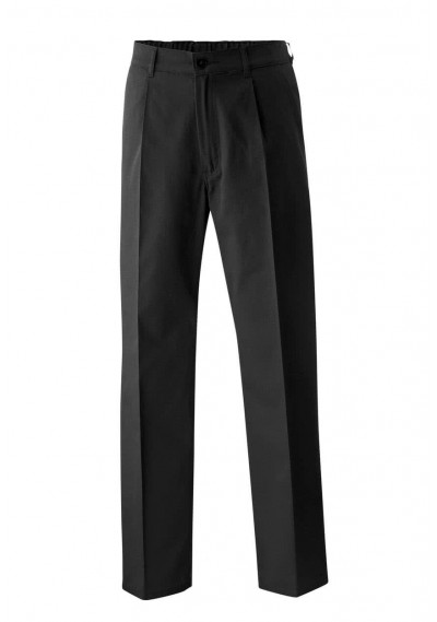 Strapazierfähige Koch-/ Bäckerhose / Schwarz - Strapazierfähige Koch-/ Bäckerhose / Schwarz -