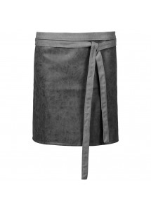 Bistroschürze (Lederoptik) in Grey