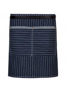 Vorbinder (Jeanslook / Nadelstreifen) in Royalblau