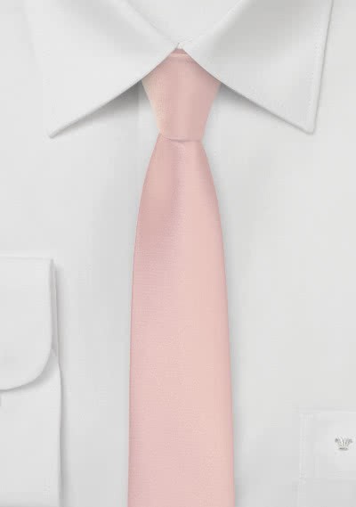 Schmale Krawatte rosa - 