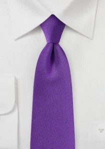  - Krawatte filigran strukturiert lila