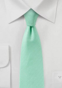  - Krawatte Streifenstruktur mint