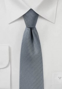  - Krawatte Streifenstruktur grau