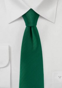  - Krawatte Streifenstruktur dunkelgrün