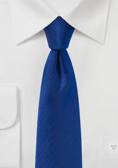 Krawatte Streifenstruktur blau - 