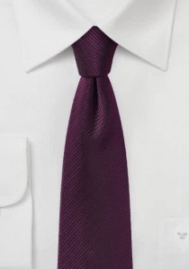  - Krawatte Streifenstruktur violett