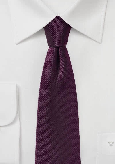 Krawatte Streifenstruktur violett - 