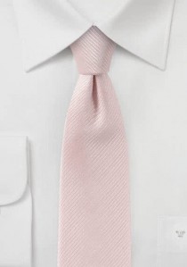  - Krawatte Streifenstruktur blush