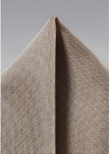 Ziertuch Fischgrät-Struktur goldfarbig