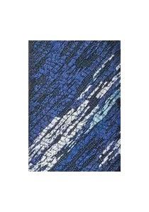 Kravatte marmoriert dunkelblau