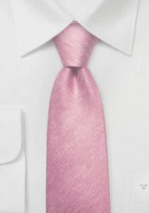  - Krawatte Herringbone marmoriert pink