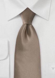Clip-Krawatte mocca
