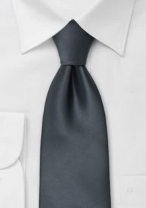 Krawatte Gummizug anthrazit