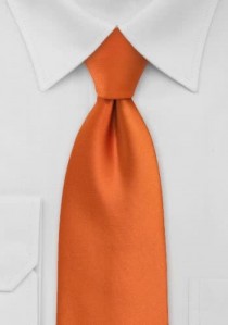 Krawatte Gummizug orange