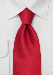  - Krawatte einfarbig feuriges Rot