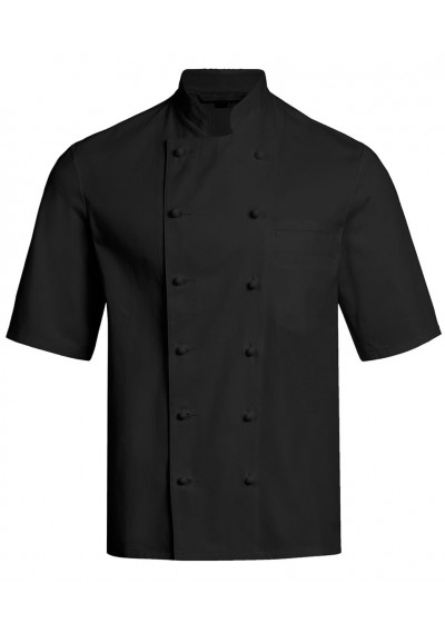 Herren Kochjacke (Kurzarm) Schwarz von Greiff - 